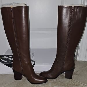 Nine West Chocolate Heeled Boots